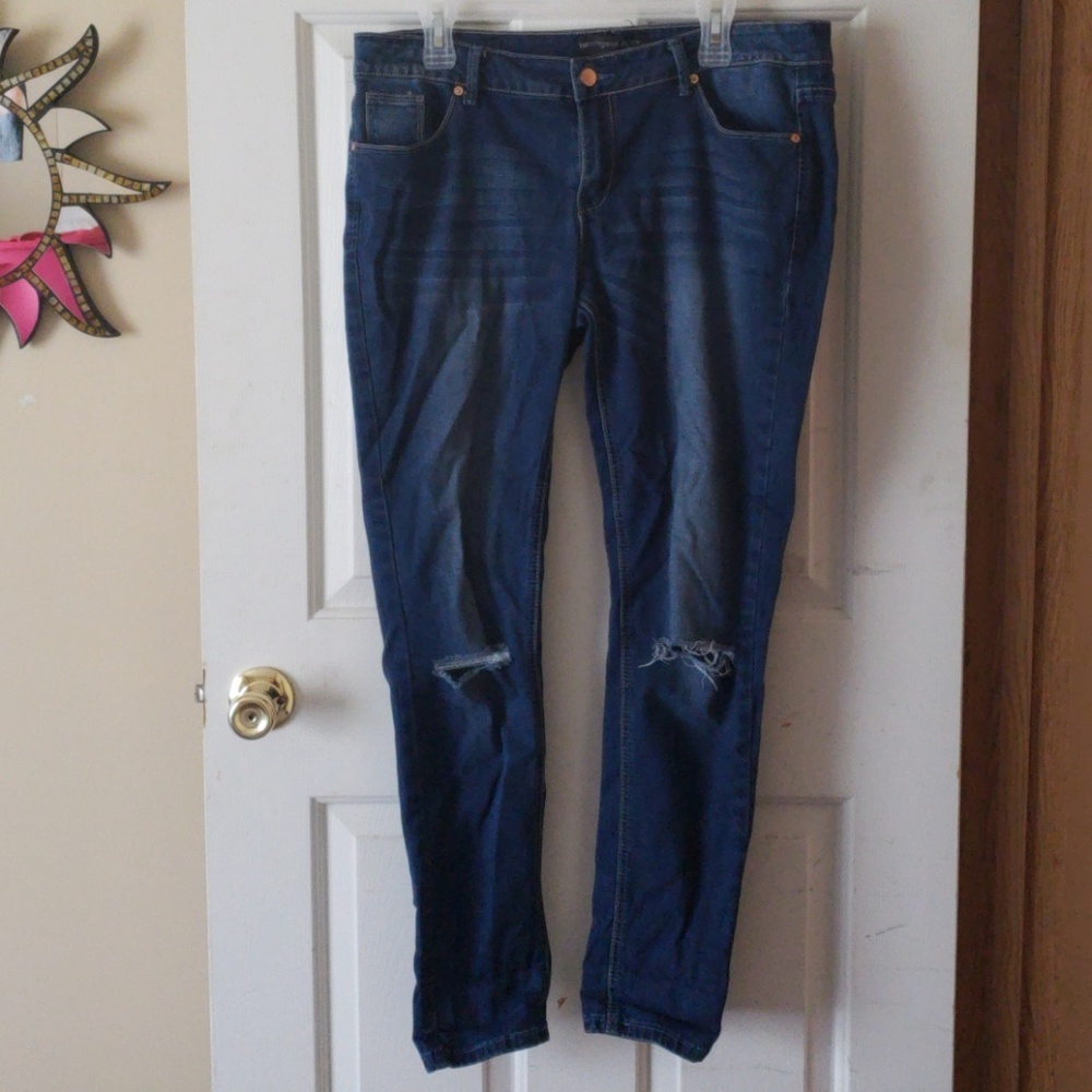 Straight legged denim